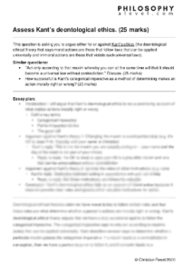 Philosophy and ethics a level essay structure image