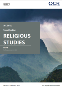 OCR religious studies A level syllabus
